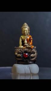 1075 Thailand Buddha Amulet 泰国佛牌. Phra Kring Maha Chakkraphat. Somdej Phra Phutthachan. Wat Traimit Wittayaram. BE2565.