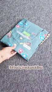 Reens Collection - Daster Putri HAP | Daster Lengan Pendek 3 Kancing Depan Busui Tali Pinggang