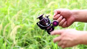 SHIMANO 30KG Ril Reel Pancing Murah Power Handle Promo KD1000-6000 Reel Pancing Spining Reel Pancing Murah Ril Reel Full Besi Spinning Spool 10KG Max Drag 4.7:1 5.0:1 Gear Ratio Freshwater Saltwater Fishing Reel