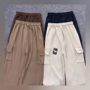 Celana Kulot Cargo Wanita Dewasa Bahan Knit Hornet Jumbo Terbaru