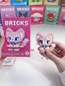 Balok Susun Mini Nano Block Model DIY Karakter