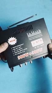 `JF สเตอริโอ พร้อมส่ง 2CH จอแสดงผล LCD มินิ เครื่องขยายเสียง วิทยุ FM โฮมเธียเตอร์`