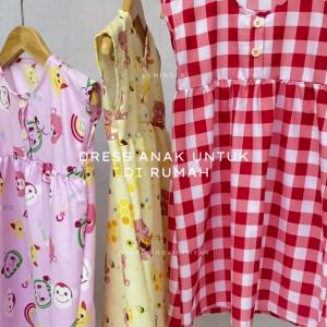 Dress Atasan Daster Anak Perempuan Usia 0-4 Tahun Katun Zafirah Dailywear