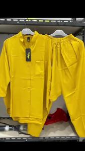 ONESET BOTEGA SETELAN WANITA BAHAN POLI LINEN DAN TWILL ARMANY IMPORT HARGA GROSIR(BISA COD) ONESET MODEL KERAH SANGHAI