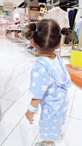 BABY HAI BooBoo Friends Set Setelan Hoodie Baju Pendek Celana Pendek