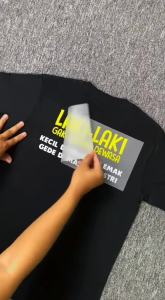 CUSTOM LOGO DTF BISA RIQUEST SATUAN / SABLON SETRIKA / SABLON DTF