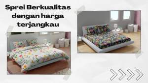 Sprei Ukuran Komplit 90x200cm Sampai 200x200cmTanpa Sarung Bantal dan Guling  Motif Minimalis Elegan Terbaru