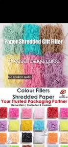 20G 100G Shredded paper for gift boxes for hampers gift box filler DIY paper colorful paper Shredded Tissue Paper for Gift Boxes Dust-Free Pink Shredded Paper for Hampers Soft to The Touch Ideal Hamper Filling & Packaging Filler