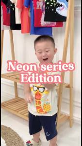 BABY HAI Neon Set Oblong - Baju Pendek Celana Pendek