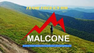 Frame fiber tenda dome 69 mm pjg 60 cm