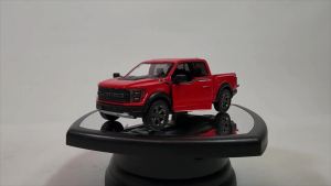 Diecast Mobil Mainan Miniatur 2022 Ford F-150 Raptor Ranger Double Cabin SUV Truck Miniature Die Cast Model 1:46 Souvenir Kado Pajangan