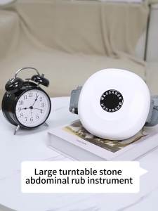 Jinkairui Electric Abdominal Massager Bian Stone Tummy Kneading Instrument Fully Automatic Neck Back Waist Massage Wireless Protable Gift