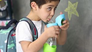 B.Box Tritan 450ml Straw Bottle Botol Minum dengan Sedotan BPA Free