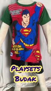 SET BAJU BUDAK LELAKI SIZE 2-8 PLAYSETS BUDAK LELAKI BOYS CLOTHING SETS SELUAR PENDEK BUDAK BOYS T-SHIRT AND SHORTS
