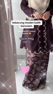 JOJOBars Batik Moden kurung Sulam Baju Kebaya Sonket Kedah Baju Kurung Raya Set Nikah Tunang TABUR Muslimah Wear Bridesmaid Beautiful