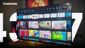 Changhong Tv Smart Android 43 inch Digital LED TV FHD -Netflix-Youtube-Google Playstore (L43G7N)