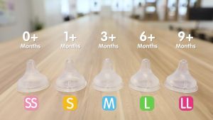 Pigeon Softouch 3 Baby Nursing Bottle Teats- S/M/L/LL/LLL] Single/Twin Pack (Nipple) [6 Sizes]