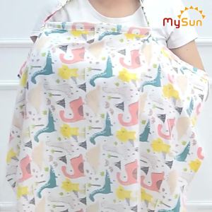 Khăn choàng che cho bé con bú ti khi ra ngoài đường che nắng MySun