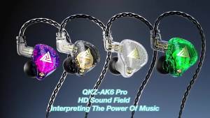 Original QKZ AK6 Pro EDX Pro 1DD Dynamic Earphones HIFI Bass Earbuds In Ear Monitor Sport Noise Cancelling Headset