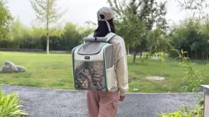 50L กระเป๋าเป้สัตว์เลี้ยง กระเป๋าสะพายสุนัขและแมว กระเป๋าสัตว์เลี้ยง กระเป๋าเป้แมว กระเป๋าสุนัข กระเป๋าเป้สัตว์เลี้ยงระบายอากาศ