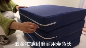 Fabric Mattress Queen Size Mattress Tatami Mattress Folding Mattress Four Folding Sponge Floor Mat Nap Mat Office Single Lunch Rest Mat Foldable Mattress Single  床垫