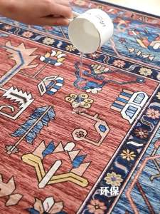 Turkish Carpet European Style Soft Carpet For Living Room Rug Bedroom Rugs Bedroom Marbling Room Household Minimalist  Nordic Carpet  地毯客厅