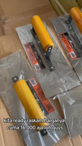 Roskam Sendok Semen Gagang Kayu - Cetok Sekop Tembok Plester