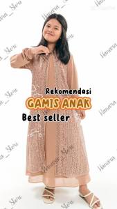Aishwa kids dress swarovski anak perempuan bahan ceruti babydoll mix brokat malika premium usia 5 - 11 tahun