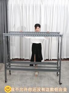 Clothes Airer Drying Rack Laundry Rack Foldable Clothes Drying Rack Floor Folding Cloth Drying Stand Bedroom Home Balcony Lifting Outdoor Air Deliver Clothes Hanging Rack 晾衣架