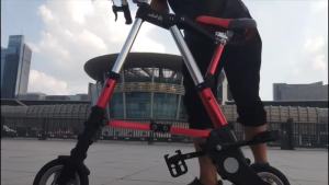 Trifold Bikes Bicycle Adult Tandem Bicycle Foldable Bicycle For Adult Work Scooter Foldable Bicycle For Bicycle Walking-Free Inflatable Bicycle Wear-Resistant Tire 自行车 脚踏车