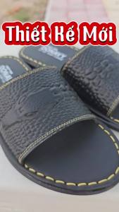 Dép Nam Da Bò Thật 100% Hàng Chất Lượng V.CSDN