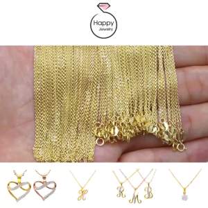 สร้อยคอสไตล์อิตาลี ทองแท้9k สร้อยคอทองแท้9k (37.5%) สร้อยคอ