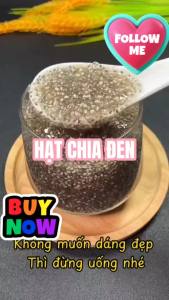 1KG Hạt Chia Úc túi đen Chuẩn Organic Loại 1 Sạch Đều Đẹp Hỗ trợ Ăn Kiêng hiệu quả  combo 2 túi hạt chia úc đen