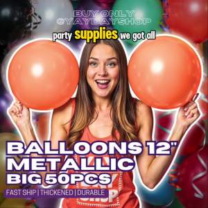 Balloons 12" 50pcs birthday decoration set balloons party decorations happy birthday party needs christening YD