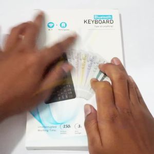 [KN ACC] BLUETOOTH KEYBOARD WIRELESS PORTABLE FOR IPAD/TABLET/PC/ANDROID/IOS