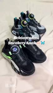 Sepatu Sneakers Anak Sepatu Kets Ankle Anak Sepatu Olahraga Anak Laki Laki Ringan Breathable