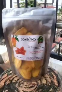 250G Xoài Sấy Dẻo Nguyên Vị Ít Ngọt Mềm Dẻo Không Xơ  Xoài sấy loại 1 ăn vặt thơm ngon  xoài sấy muối ớt SUNNYFOODVN