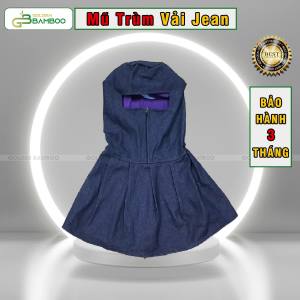 Mũ Trùm Vải Jean Golden Bamboo Cho Thợ Hàn - Loại Dày Hàng Cao Cấp Chất Lượng Nhận In Ấn Thiết Kế Tem Nhãn Theo Yêu Cầu