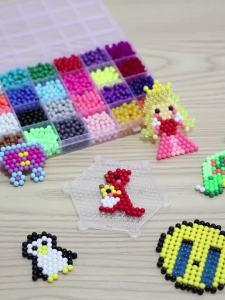 6000Pcs Anak Mainan DIY Magic Spray Aqua Beads Magic Aqua Beads Kit Mainan DIY Beads Anak DIY Kerajinan Tangan Aquabead Gantungan Kunci/Puzzle DIY