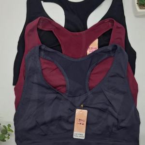 ISWA Miniset Wanita Dewasa Jumbo Tanpa Busa Tali Silang 3PC 6PC/ Miniset Remaja Tali Silang Murah