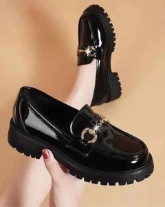 sepatu sekolah anak perempuan/Sepatu Wanita Docmart Flat Loafers / Sepatu Wanita Kulit Korea Style / Sepatu Wanita Kasual Trendy Termurah Kualitas Import ukuran 3cm