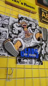 Hiasan Dinding GEAR 5 Anime One Piece & Dekorasi Kamar Cowok
