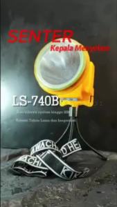 Senter Kepala KAWACHI LS-740B Reflektor Jumbo Light 20 Meter Dalam Air Body Kuat Tahan 12 Jam Rechargeable Isi Ulang GRATIS TRIPOD SENTER