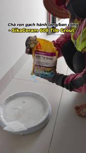 Keo chà ron SikaCeram 608 Tile Grout – Chống thấm tốt dùng lâu ngày ít bám bẩn