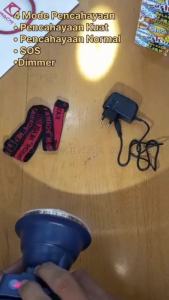 Senter Kepala Kawachi Tahan 21 Jam: Senter LED Waterproof 40 Watt Kontrol Sensor Super Terang