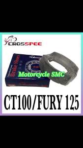 CROSSPEE/TTGR Brake Shoe Motorcycle High Quality 1Set : Kawasaki Bajaj CT100 Fury125 AX100(REAR) Aura Yamaha G7S (REAR)