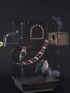 Birdcage Display Pet Cage Bird Cage Luxury Bird Cage For Parrot Cage Warm Acrylic Villa High-Permeability Viewing and Breeding Convenient Cleaning Bird Trap Cage For Bird 鸟笼子