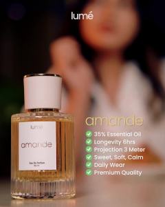 Parfum LUME Amande EDP Eau De Parfume Parfum Wanita Cewe Cewek Tahan Lama 24 Jam Wangi Kalem Sweet Almond Vanila Vanilla Cake Viral Di Tiktok 60 ml
