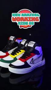 Working Sneakers Code Kids-05: Sepatu Sneakers Anak Laki-laki Ukuran 31-35