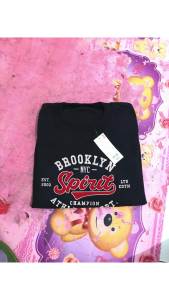 Jaket Broklyn Nyc Spirit Retro (Sablon) Cotton Flecee Reguler Poliester Tebal Size M-XXL
